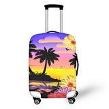 Island Vacation Coconut Tree Sunset Print Durable Scratch Resistant Case