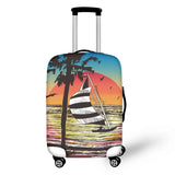 Island Vacation Coconut Tree Sunset Print Durable Scratch Resistant Case
