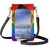Lesbian Gay Love Cell Phone Bag Strap Woman Cosmetic Bags Purse Ladies
