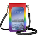 Lesbian Gay Love Cell Phone Bag Strap Woman Cosmetic Bags Purse Ladies