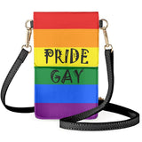 Lesbian Gay Love Cell Phone Bag Strap Woman Cosmetic Bags Purse Ladies
