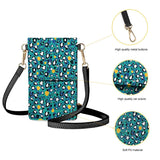 Puppy Pug Print Touch Screen Phone Bag for Women