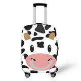 Cow Print Luggage Cover & Airplane Travel Accessories