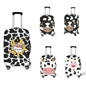 Cow Print Luggage Cover & Airplane Travel Accessories