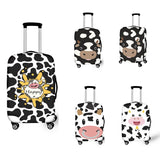 Cow Print Luggage Cover & Airplane Travel Accessories