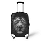 Animal Print Roller Luggage + Travel Bag Dust Bag Set