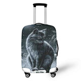 Animal Print Roller Luggage + Travel Bag Dust Bag Set