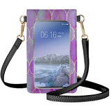 Moroccan Texture Line Cellphone Bag Crossbody Shoulder Satchel