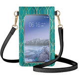 Moroccan Texture Line Cellphone Bag Crossbody Shoulder Satchel