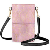 Moroccan Texture Line Cellphone Bag Crossbody Shoulder Satchel