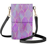 Moroccan Texture Line Cellphone Bag Crossbody Shoulder Satchel