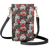 Rose Petal Mobile Phone Bags Woman's Cosmetic Bag