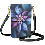 Multicolor Flowers Mobile Phones Bags Crossbody Textural Abstraction Satchel