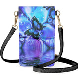 Butterfly Art Shoulder Bag Retro Design