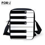 Piano Keyboard Crossbody Bag Mini Shoulder Bag Art Printed Girls Small Messenger