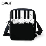 Piano Keyboard Crossbody Bag Mini Shoulder Bag Art Printed Girls Small Messenger