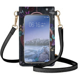 Romantic Rose Flower Messenger Bag Women's Satchel
