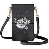 Poker Rose Arrow Phone Bag Stylish Satchel Organizer
