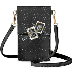 Poker Rose Arrow Phone Bag Stylish Satchel Organizer
