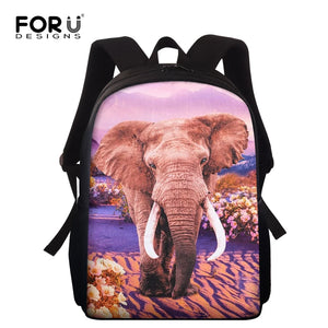 15in Elephant School Bag for Boys Girls
