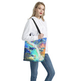 Colorful Dolphin Tote Bag for Ladies