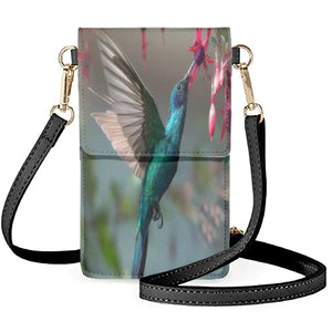 Real Bird Animal Mobile Phones Bags Cover Wear-resistant Ladies Shoulder Bag
