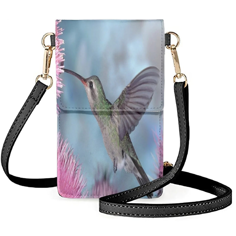 Real Bird Animal Mobile Phones Bags Cover Wear-resistant Ladies Shoulder Bag