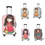 Watermelon Skirt Girl Print Luggage Dust Cover 18-32 Inches