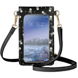 Gothic Skull Handbag Phone Bag Gothic Style Shoulder Bags