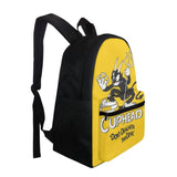 Student Cup Head Cartoon Schoolbag Adjustable Shoulder Strap School Bags