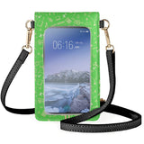 Shoulder Bag Lady Hardworking Teacher Cartoon Image Mobile Phone Wallet