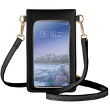 Alphabet Pattern Flip Cellphone Bag Unisex Mobile Phone Pack
