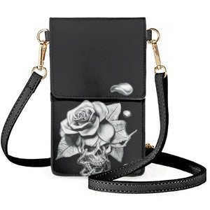 Skull Mobile Phone Bag Shoulder Women's High Street Pouch