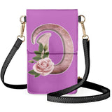 D Phone Bag Lady Rosas Cellphone Shoulder Pouch