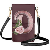 D Phone Bag Lady Rosas Cellphone Shoulder Pouch