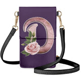 D Phone Bag Lady Rosas Cellphone Shoulder Pouch