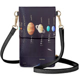 Solar System Unisex Mobile Phones Bag Milky Way Planets Space