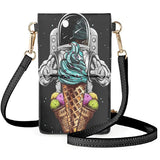 Space Astronaut Pattern Small Bag PU Wallet