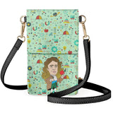 Unisex Cartoon Character Shoulder Bag PU Material