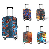 Red Cloud Luggage Cover Scratch-Resistant Case