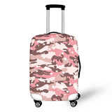 Camouflage Waterproof Luggage Cover with Wheels