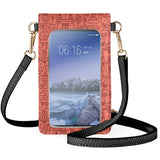 Mobile Phone Bag Animation Microscope Cellphone Bags Durable Wallet