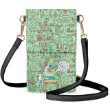 Mobile Phone Bag Animation Microscope Cellphone Bags Durable Wallet