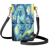 Van Gogh Sky Oil Paintings Messenger Bag Milky Way