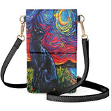 Van Gogh Sky Oil Paintings Messenger Bag Milky Way