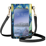 Van Gogh Sky Oil Paintings Messenger Bag Milky Way