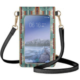 Watercolor Tie Dye Effect Cell Phone Bag Unisex Geometric Ethnic Style Mobi