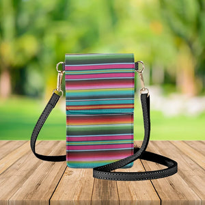 Watercolor Tie Dye Effect Cell Phone Bag Unisex Geometric Ethnic Style Mobi