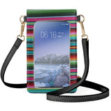 Watercolor Tie Dye Effect Cell Phone Bag Unisex Geometric Ethnic Style Mobi