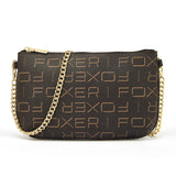 Women PVC Leather Shoulder Bag Small Purse Monogram Signature Printing Letter
